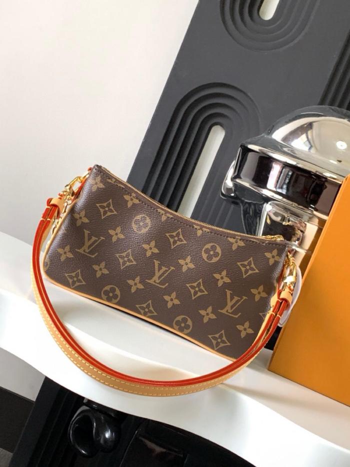 LOUIS VUITTON Liv Pochette Monogram M83008 size L24.5*W6.5*H13.5cm