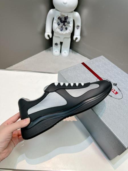 PRADA America's Cup Casual Shoes Low-Top Black