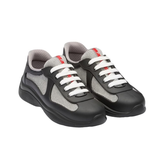 PRADA America's Cup Casual Shoes Low-Top Black