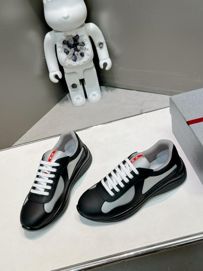PRADA America's Cup Casual Shoes Low-Top Black
