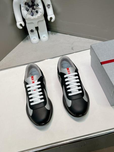 PRADA America's Cup Casual Shoes Low-Top Black