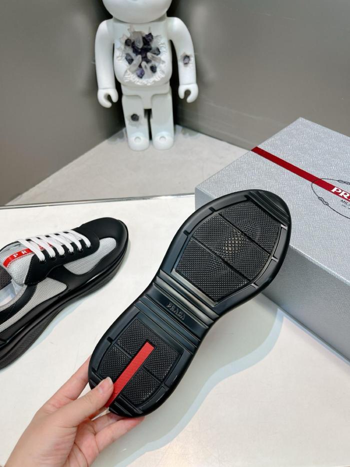 PRADA America's Cup Casual Shoes Low-Top Black