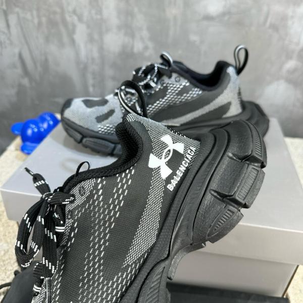 Under Armour X Balenciaga 3XL Low-Top Casual Shoes Men's Black