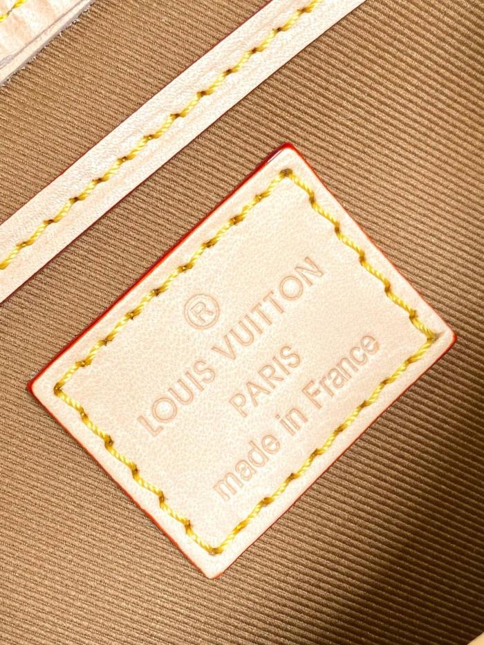 LOUIS VUITTON Montsouris Monogram Coated Canvas Backpack Medium Size Women's Brown M11197 size 35*21*38 cm