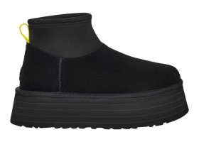 UGG Classic Mini Dipper Boot Black Yellow (Women's)