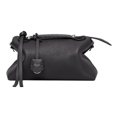 FENDI By The Way Series Calfskin One Shoulder Handbags Medium Size Women's Black 8BL155-ASU2-F0GXN size 29*13*17 cm