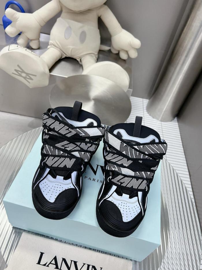 Lanvin Curb Sneaker Black Grey