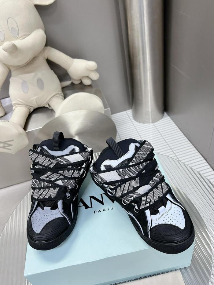 Lanvin Curb Sneaker Black Grey