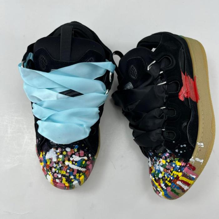 Lanvin Leather Curb Gallery Dept. Black Multi