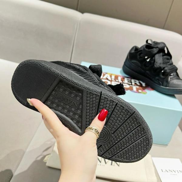 Lanvin Curb Sneakers Black Grey