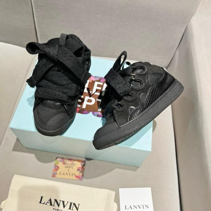 Lanvin Curb Sneakers Black Grey