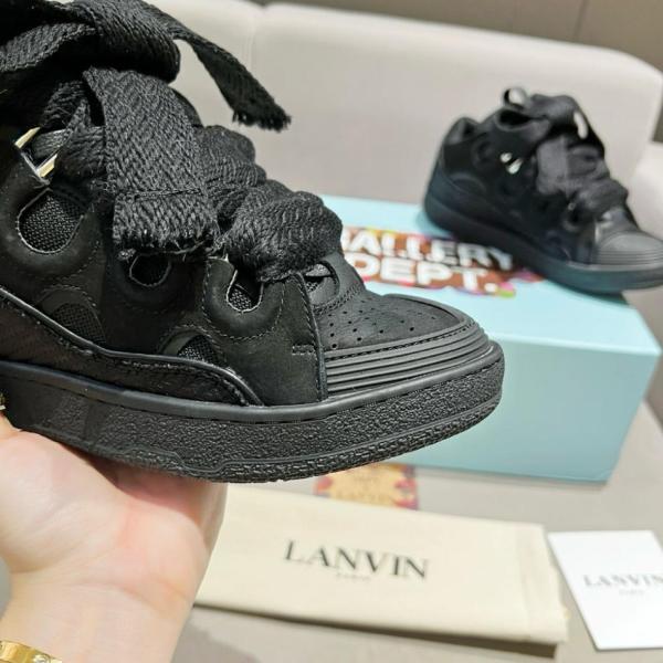 Lanvin Curb Sneakers Black Grey