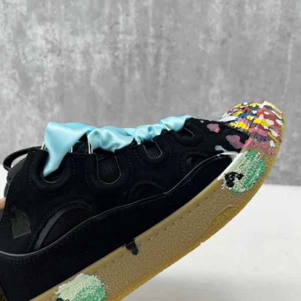 Lanvin Leather Curb Gallery Dept. Black Multi