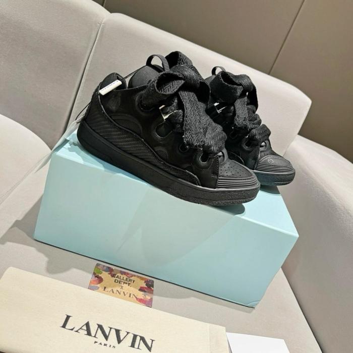 Lanvin Curb Sneakers Black Grey