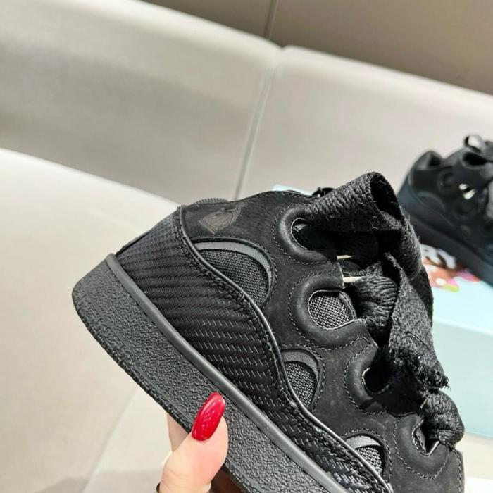 Lanvin Curb Sneakers Black Grey