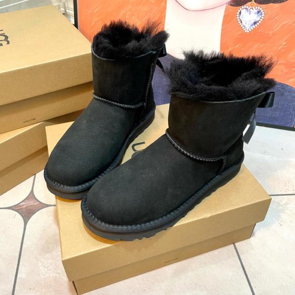 UGG Mini Bailey Bow II Black (Women's)