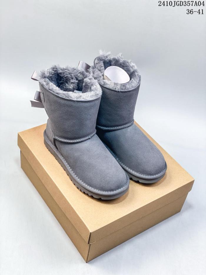 UGG Bailey Bow II Boot Grey (Women's)