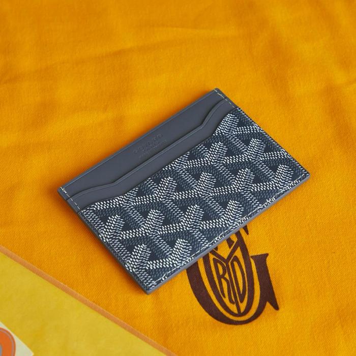 Wallet Goyard Saint-Sulpice Card Wallet Gray