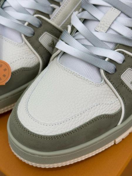 LOUIS VUITTON Trainer Low-Top Skateboard Shoes Unisex Dark Green