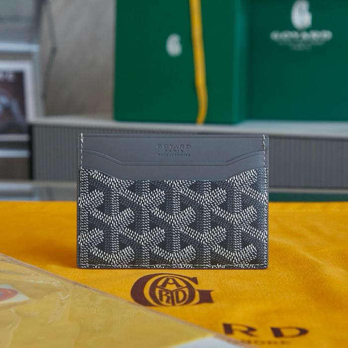 Wallet Goyard Saint-Sulpice Card Wallet Gray