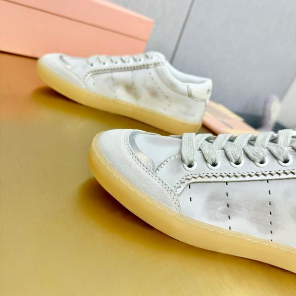 MIU MIU Low-Top Skateboard Shoes Women's White