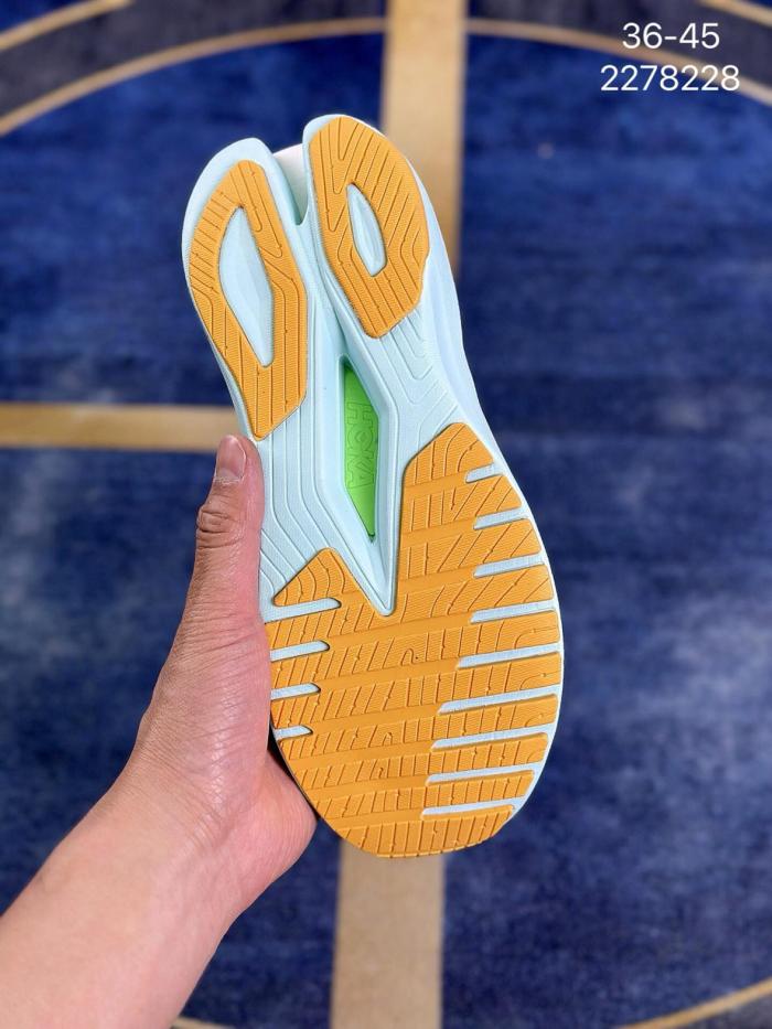 Hoka One One Mach X Lime Glow Sunlit Ocean (Women's)