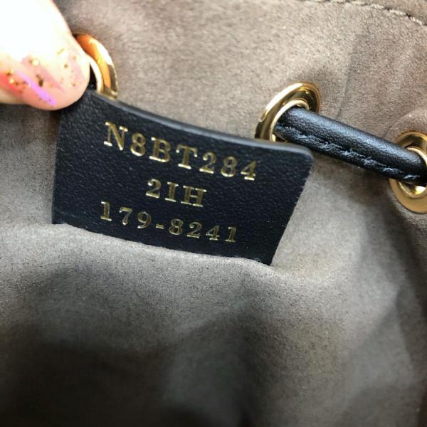 FENDI Mon Tresor Calfskin Bucket Bags Shoulder Bag Crossbody Bag Handbag Mini Women's Black 8BS010-A3ZG-F0KUR size 12*10*18 cm