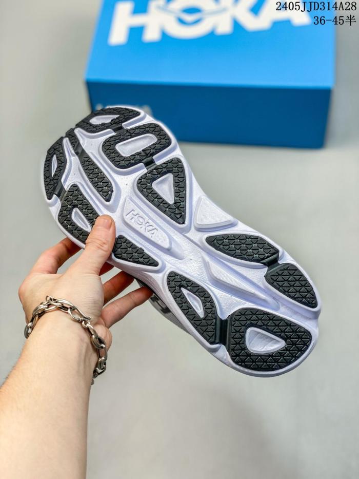 Hoka One One Bondi 8 White Black