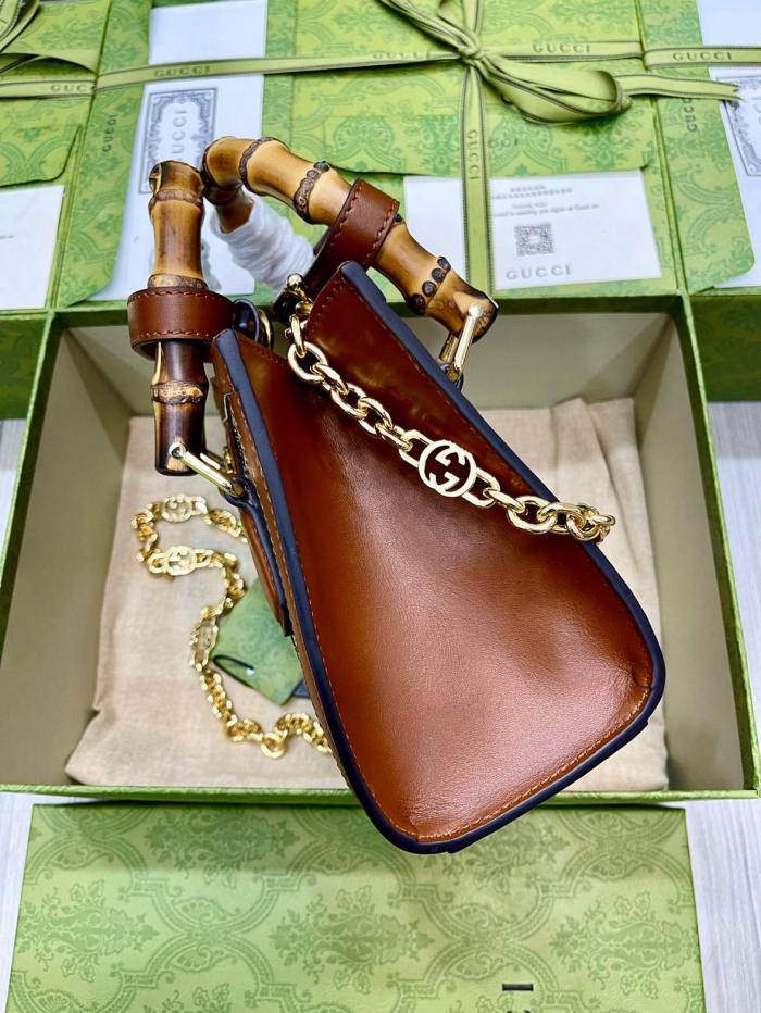 GUCCI Diana Handbags 707449-21HRG-2687 size 20*10*16 cm