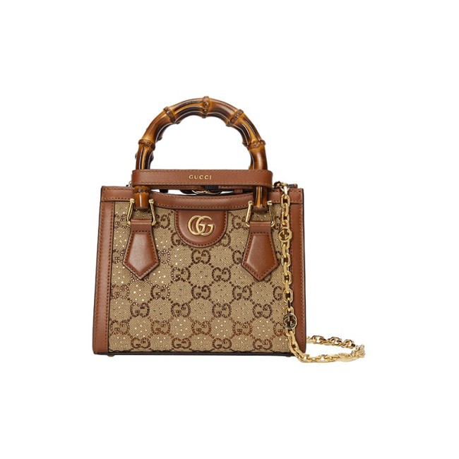 GUCCI Diana Handbags 707449-21HRG-2687 size 20*10*16 cm