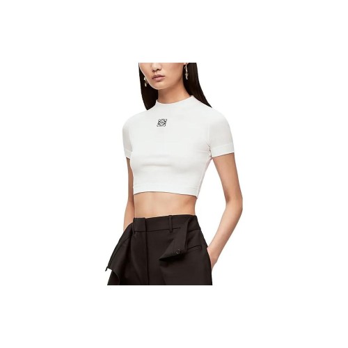 LOEWE Crop Tops Women's White