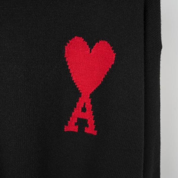 AMIPARIS Ami De Coeur Intarsia Merino Wool Oversized Sweater