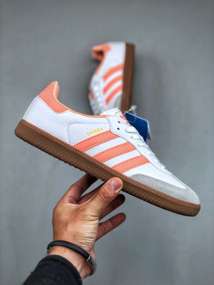 adidas Samba OG White Wonder Clay Gum (Women's)