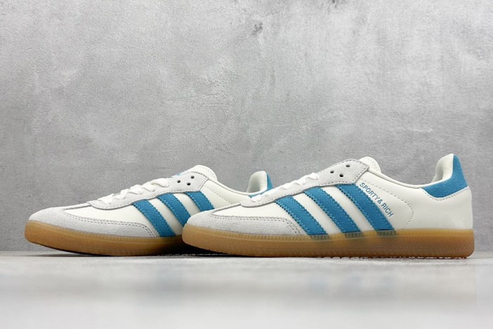 adidas Samba OG Sporty & Rich Cream Blue