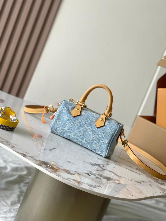 LOUIS VUITTON Nano Speedy M11212 size 17*7.5*11 cm