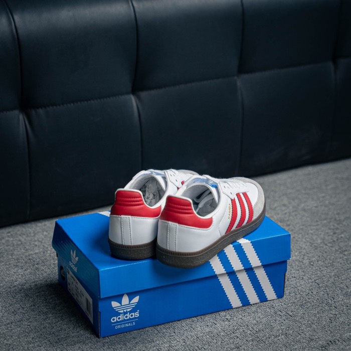 adidas Samba OG White Better Scarlet