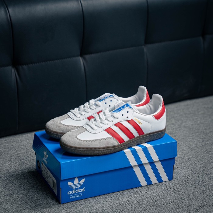 adidas Samba OG White Better Scarlet
