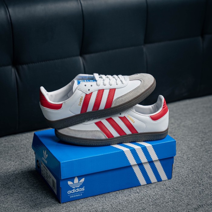 adidas Samba OG White Better Scarlet