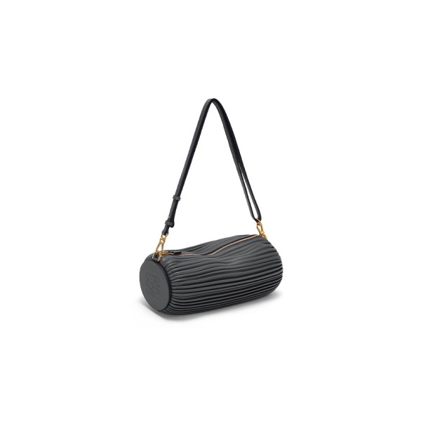 LOEWE Nappa Sheep Leather Handbag Shoulder Bag Women's Black A912P84X27-1100 size 25*10*10 cm