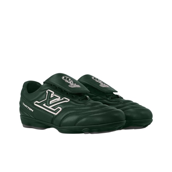 LOUIS VUITTON LV Footprint Soccer Low Top Casual Shoes Men's Green