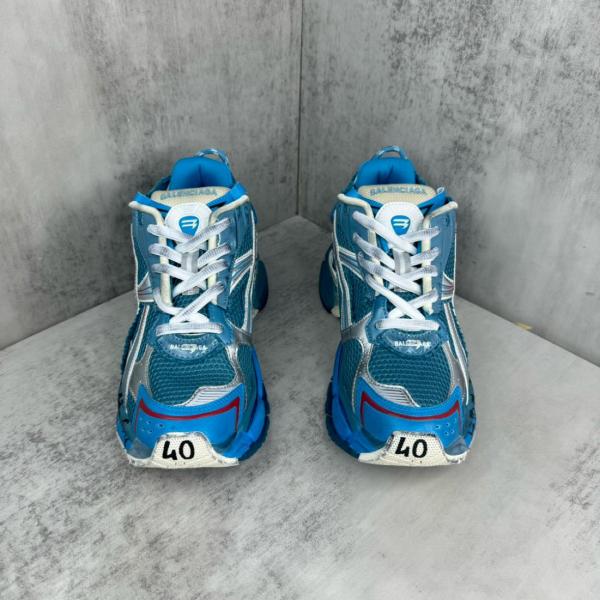 Balenciaga Runner Marathon Low Top Casual Shoes Men's Blue