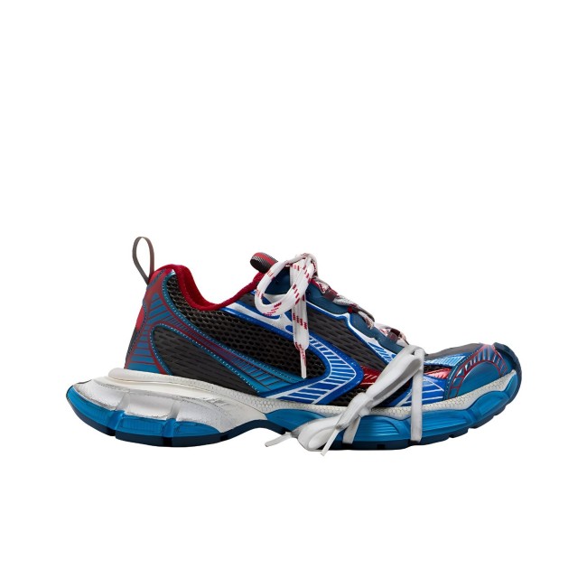 Balenciaga 3XL Low-Top Chunky Sneakers Men's Blue