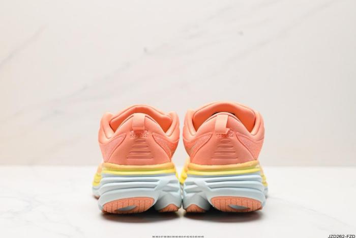 Hoka One One Bondi 8 Shell Coral Peach Parfait (Women's)