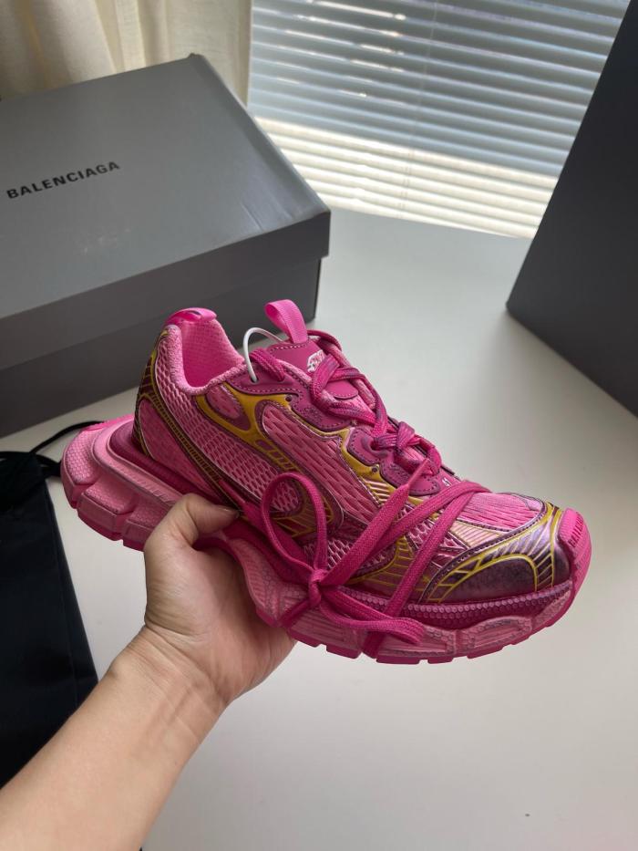 Balenciaga 3XL Lace Up Sneakers Women's Pink