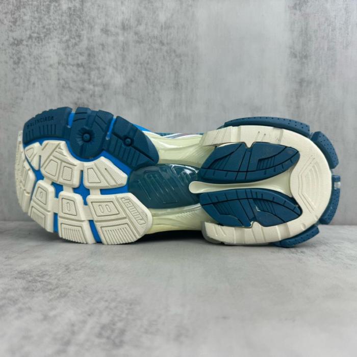 Balenciaga Runner Marathon Low Top Casual Shoes Men's Blue