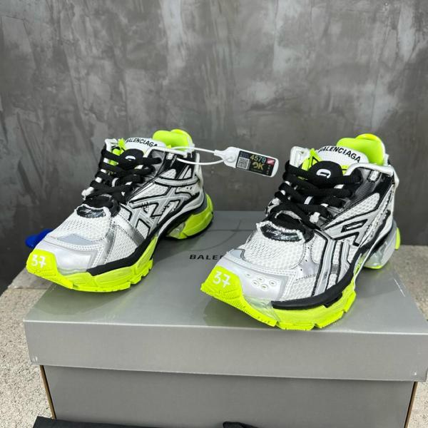 Balenciaga Runner White Neon Yellow
