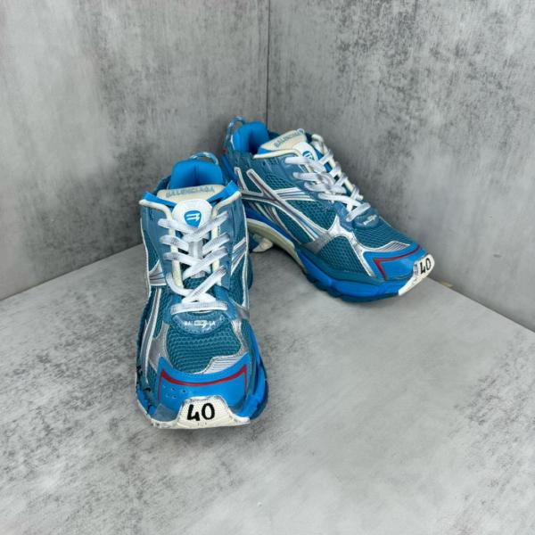 Balenciaga Runner Marathon Low Top Casual Shoes Men's Blue