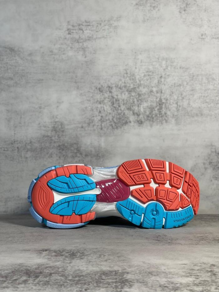 Balenciaga Runner Low Top Casual Shoes Women's Blue White