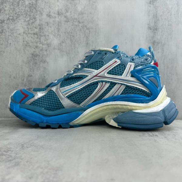 Balenciaga Runner Marathon Low Top Casual Shoes Men's Blue