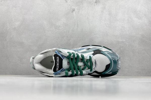 Balenciaga Runner White Green Blue